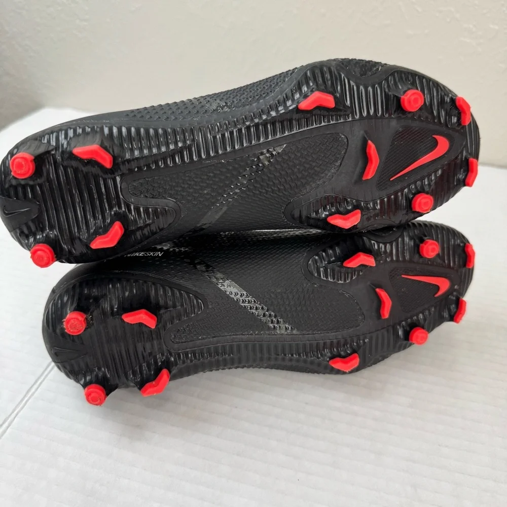 New Nike Phantom GT2 Pro Dynamic fit FG soccer cleats black gray 5.5 M / 7 W - Picture 7 of 10